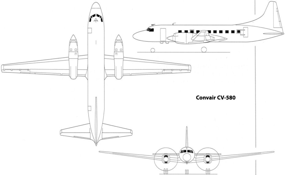 фото Convair CV-580